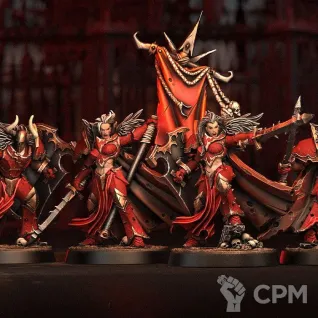 Описание картинки Skullcrushers - Chaos chosen (3д печать) от Vladimir Russkikh по цене 1 000руб | Свободный Рынок Миниатюр - СРМ