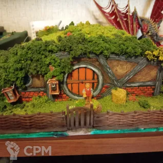 Описание картинки Дом хоббита от Дварф-торговец по цене 3 000руб | Свободный Рынок Миниатюр - СРМ