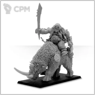 Описание картинки OGRE KINGDOMS OGRE RHINOX THANDERLORD (FW) от OldHammer Мастерская по цене 1 100руб | Свободный Рынок Миниатюр - СРМ