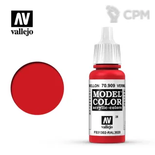 Описание картинки Краска Vallejo Model Color - Vermillion 70909 от Sladkov по цене 290руб | Свободный Рынок Миниатюр - СРМ