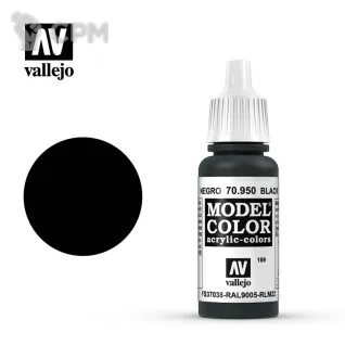 Описание картинки Краска Vallejo серии Model Color - Black от Sladkov по цене 290руб | Свободный Рынок Миниатюр - СРМ