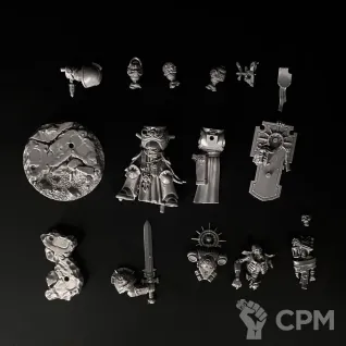 Описание картинки Primaris captain with relic shield миниатюра по вселенной warhammer 40000 от KoofWorkshop по цене 1 500руб | Свободный Рынок Миниатюр - СРМ