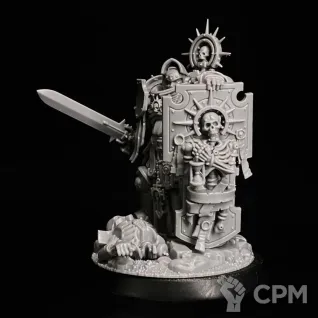 Описание картинки Primaris captain with relic shield миниатюра по вселенной warhammer 40000 от KoofWorkshop по цене 1 500руб | Свободный Рынок Миниатюр - СРМ