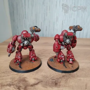 Описание картинки Kastelan Robots and Tech-Priest от Алëна по цене 7 000руб | Свободный Рынок Миниатюр - СРМ