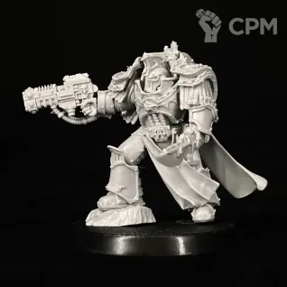 Описание картинки Alpha Legion cataphractii praetor миниатюра по вселенной warhammer 40000 от KoofWorkshop по цене 1 500руб | Свободный Рынок Миниатюр - СРМ