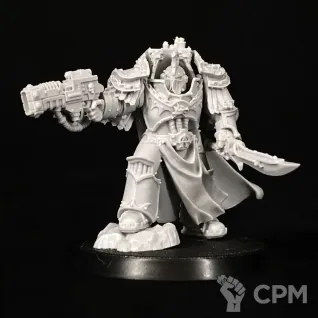Описание картинки Alpha Legion cataphractii praetor миниатюра по вселенной warhammer 40000 от KoofWorkshop по цене 1 500руб | Свободный Рынок Миниатюр - СРМ