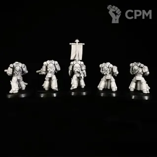 Описание картинки Sternguard Veteran Squad миниатюра по вселенной warhammer 40000 от KoofWorkshop по цене 2 500руб | Свободный Рынок Миниатюр - СРМ