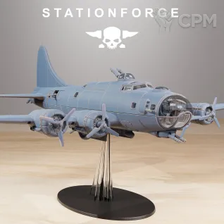 Описание картинки Imperial Grimguard Bomber от pinkieminer по цене 5 000руб | Свободный Рынок Миниатюр - СРМ