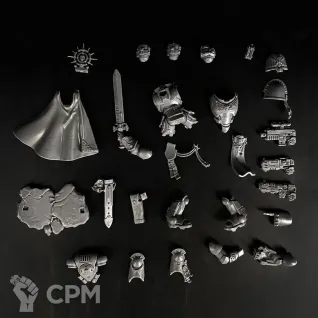 Описание картинки Primaris captain by Company Heroes 2024 release миниатюра по вселенной warhammer 40000 от KoofWorkshop по цене 1 500руб | Свободный Рынок Миниатюр - СРМ