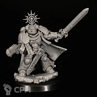 Описание картинки Primaris captain by Company Heroes 2024 release миниатюра по вселенной warhammer 40000 от KoofWorkshop по цене 1 500руб | Свободный Рынок Миниатюр - СРМ