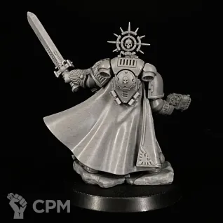 Описание картинки Primaris captain by Company Heroes 2024 release миниатюра по вселенной warhammer 40000 от KoofWorkshop по цене 1 500руб | Свободный Рынок Миниатюр - СРМ