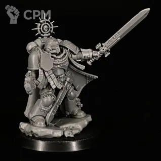 Описание картинки Primaris captain by Company Heroes 2024 release миниатюра по вселенной warhammer 40000 от KoofWorkshop по цене 1 500руб | Свободный Рынок Миниатюр - СРМ