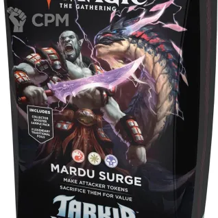 Описание картинки Колода MTG Commander - Mardu Surge Tarkir: Dragonstorm на английском языке от Дауран по цене 6 500руб | Свободный Рынок Миниатюр - СРМ