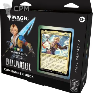 Описание картинки Колода Commander - Counter Blitz MTG Universes Beyond - Final Fantasy на английскрм языке от Дауран по цене 8 000руб | Свободный Рынок Миниатюр - СРМ