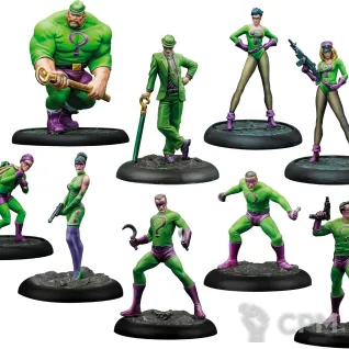 Описание картинки Batman Miniature Game The Riddler Quizmasters (9 миниатюр) от Grag18 по цене 2 500руб | Свободный Рынок Миниатюр - СРМ