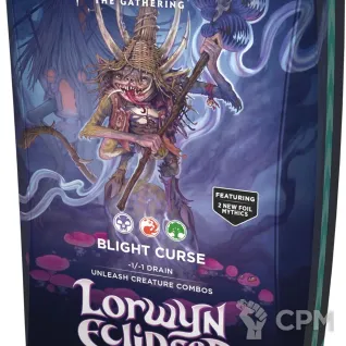 Описание картинки Колода Commander Magic: The Gathering Lorwyn Eclipsed Blight Curse на английском от Дауран по цене 5 500руб | Свободный Рынок Миниатюр - СРМ