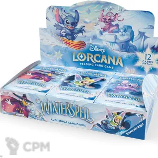 Описание картинки Дисплей бустеров Lorcana - Winterspell Booster Box на английском языке от Дауран по цене 14 000руб | Свободный Рынок Миниатюр - СРМ