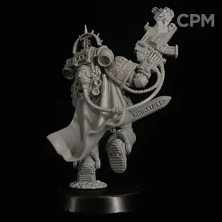 Описание картинки Deathwatch Watch Captain Artemis миниатюра по вселенной warhammer 40000 от KoofWorkshop по цене 1 200руб | Свободный Рынок Миниатюр - СРМ