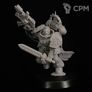 Описание картинки Deathwatch Watch Captain Artemis миниатюра по вселенной warhammer 40000 от KoofWorkshop по цене 1 200руб | Свободный Рынок Миниатюр - СРМ