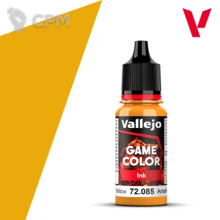 Описание картинки Краска Vallejo серии Game Ink - Yellow 72085 от Sladkov по цене 290руб | Свободный Рынок Миниатюр - СРМ