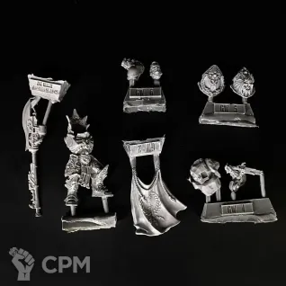 Описание картинки Custodian guard Shield captain миниатюра по вселенной warhammer 40000 от KoofWorkshop по цене 1 500руб | Свободный Рынок Миниатюр - СРМ