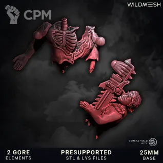 Описание картинки Chaos Wrath - Gladiators Multipart Squad от PocketSized Prints по цене 2 250руб | Свободный Рынок Миниатюр - СРМ