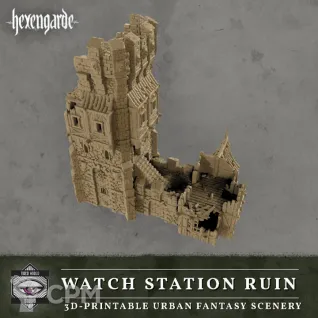 Описание картинки Watch Station Ruin от Мастерская террейна по цене 5 900руб | Свободный Рынок Миниатюр - СРМ