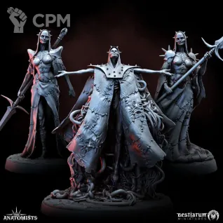 Описание картинки The Coterie x3 от PocketSized Prints по цене 900руб | Свободный Рынок Миниатюр - СРМ