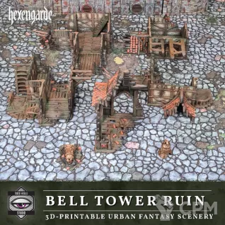 Описание картинки Bell Tower Ruin от Мастерская террейна по цене 4 900руб | Свободный Рынок Миниатюр - СРМ
