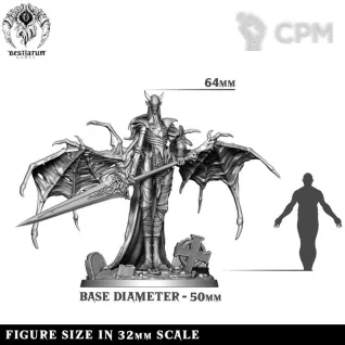 Описание картинки Рыцарь алого ордена Crimson Order Knight 32мм от ChurcHehe 3d print по цене 450руб | Свободный Рынок Миниатюр - СРМ