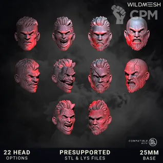 Описание картинки Chaos Wrath - Gladiators Multipart Squad от PocketSized Prints по цене 2 250руб | Свободный Рынок Миниатюр - СРМ