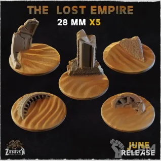 Описание картинки The Lost Empire База 28 мм. 5 шт. от Brutality по цене 450руб | Свободный Рынок Миниатюр - СРМ