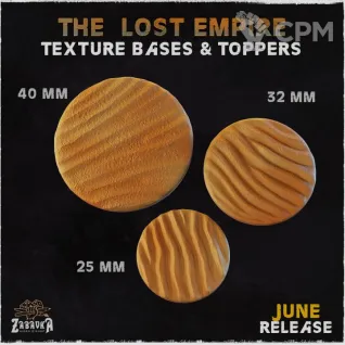 Описание картинки The Lost Empire База 25 мм. текстурная от Brutality по цене 50руб | Свободный Рынок Миниатюр - СРМ