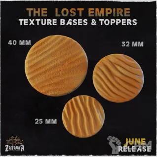Описание картинки The Lost Empire База 40 мм. текстурная от Brutality по цене 70руб | Свободный Рынок Миниатюр - СРМ