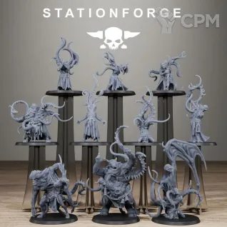 Описание картинки Corrupted Guard Possessed Demon от PocketSized Prints по цене 1 800руб | Свободный Рынок Миниатюр - СРМ