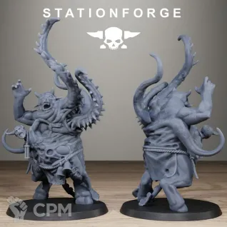 Описание картинки Corrupted Guard Possessed Demon от PocketSized Prints по цене 1 800руб | Свободный Рынок Миниатюр - СРМ