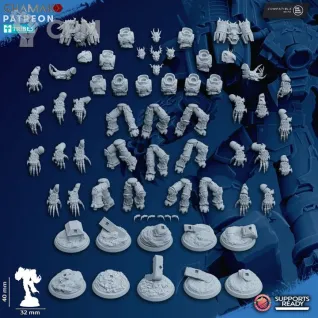 Описание картинки Warped Claws\Warp Talons от Мастерская террейна по цене 1 200руб | Свободный Рынок Миниатюр - СРМ