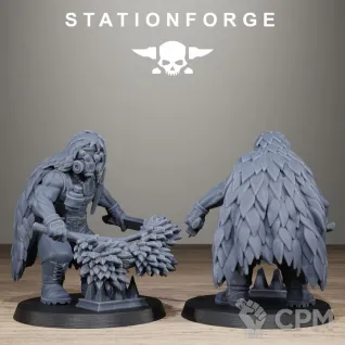 Описание картинки GrimGuard Jungle Fighter Snipers от PocketSized Prints по цене 1 500руб | Свободный Рынок Миниатюр - СРМ
