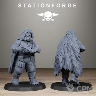 Описание картинки GrimGuard Jungle Fighter Snipers от PocketSized Prints по цене 1 500руб | Свободный Рынок Миниатюр - СРМ