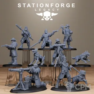 Описание картинки Thorncrest Hunters от Brutality по цене 1 300руб | Свободный Рынок Миниатюр - СРМ