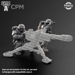 Описание картинки Heavy Weapons Team. Koelner Regiment. Imperial Guard. Compatibility class A. от Manufactorum76 по цене 450руб | Свободный Рынок Миниатюр - СРМ