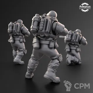 Описание картинки Snipers. Spectre Regiment. Imperial Guard. от Manufactorum76 по цене 450руб | Свободный Рынок Миниатюр - СРМ