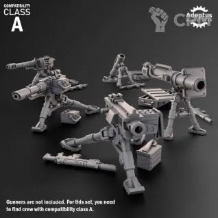 Описание картинки HeaHeavy Weapons Team. Ultima Troops. Imperial Guard. Compatibility class A. от Manufactorum76 по цене 450руб | Свободный Рынок Миниатюр - СРМ