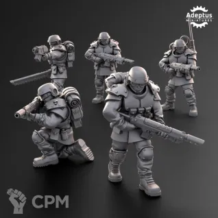 Описание картинки Squad. Ultima Troops. Imperial Guard. от Manufactorum76 по цене 1 400руб | Свободный Рынок Миниатюр - СРМ