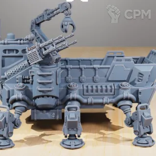Описание картинки Scavenger Transport Tank от WebWay 3D по цене 3 200руб | Свободный Рынок Миниатюр - СРМ