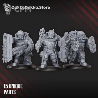 Описание картинки Alcat Heavy Mules (build kit) от Бруталити по цене 1 200руб | Свободный Рынок Миниатюр - СРМ