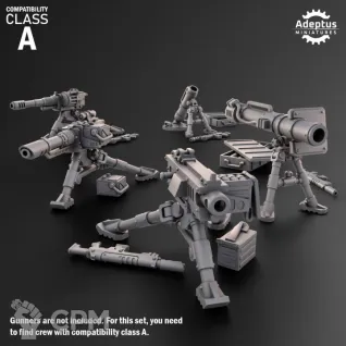 Описание картинки Heavy Weapons Team. Spectre Regiment. Imperial Guard. Compatibility class A. от Manufactorum76 по цене 450руб | Свободный Рынок Миниатюр - СРМ