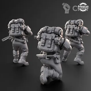 Описание картинки Snipers. Warden Regiment. Imperial Guard от Manufactorum76 по цене 450руб | Свободный Рынок Миниатюр - СРМ