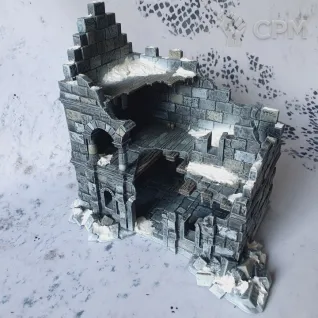 Описание картинки Arkenfel - House 1 Ruins от Мастерская террейна по цене 1 900руб | Свободный Рынок Миниатюр - СРМ