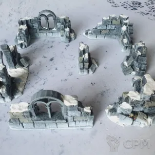 Описание картинки Arkenfel - Scatter Ruins от Мастерская террейна по цене 1 200руб | Свободный Рынок Миниатюр - СРМ